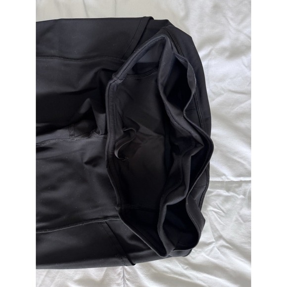 Lululemon Size 4 Fast Free Crop II Nulux 20" Black With Pockets Workout Gym EUC - Picture 7 of 10
